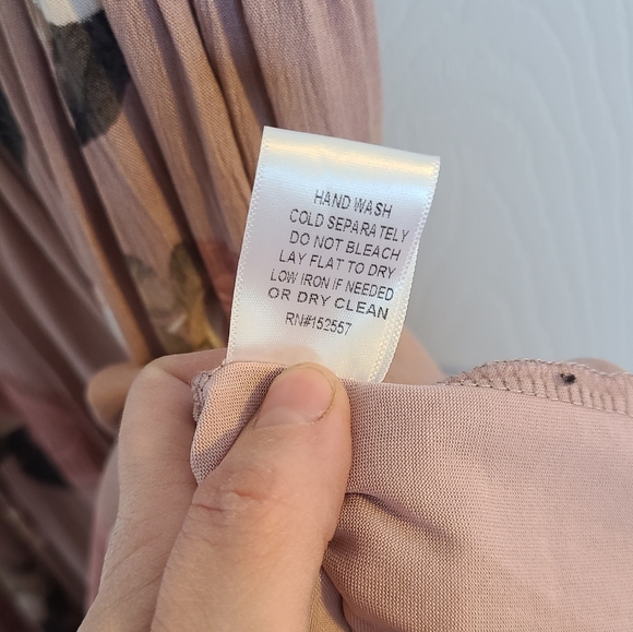 Baevely large mauve floral maxi dress - Picture 8 of 9